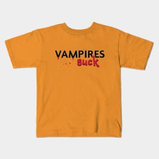 Vampires Suck Kids T-Shirt